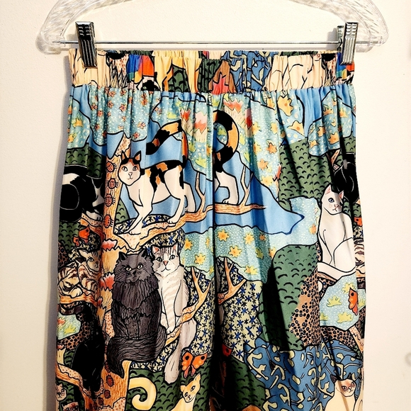 Shein Curve | Women's Colorful Animal Printed Lounge Pants (Size 1XL) - Picture 3 of 13